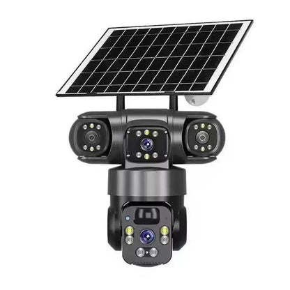 ⏳Time-Limited Special⏰6K 9MP Outdoor Wi-Fi Security Camera | 3 Lenses, 360° PTZ | IP66 Waterproof, Color Night Vision, Two-Way Audio, Motion Tracking