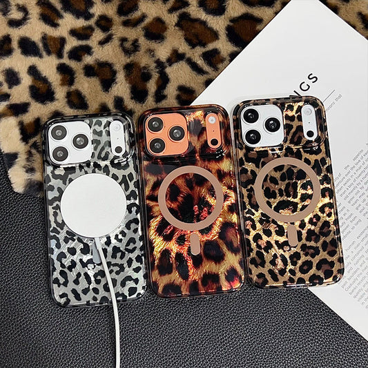 🎉New Arrival! Limited Time 50% Off⏰Magnetic Leopard Print Phone Case