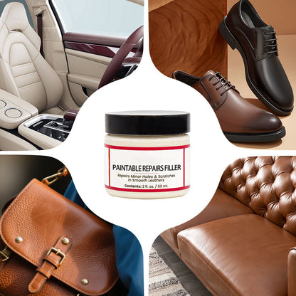 🛠️50K+ SOLD!🪑60% OFF! 💞Leather Scratch Repair Filler – Fills deep cracks & damage, restores smooth surface. No need to replace – just fill & forget! 💺✨