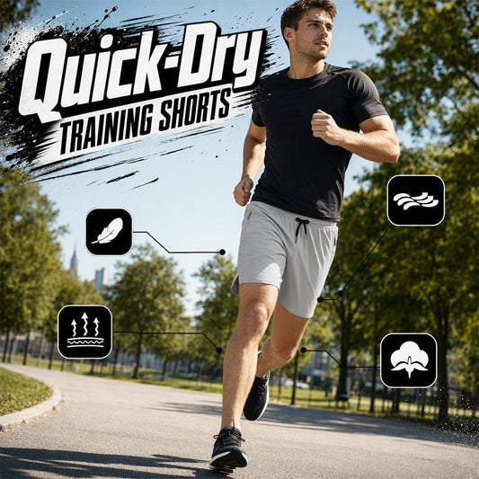 🎁2026 New Arrivals 50% OFF💥Men's Quick Dry Sports Shorts with Zipper Pockets