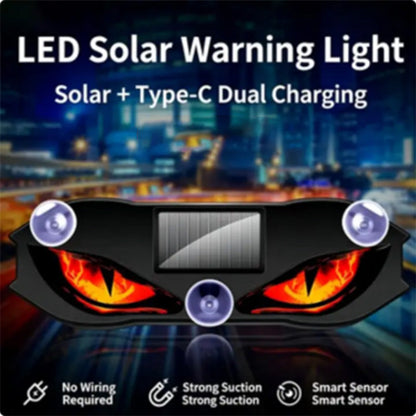 📢📢50% OFF !! ⏰Solar-Powered LED Car Warning Light