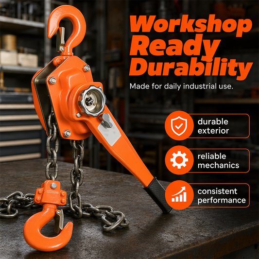 🎁2026 New Arrivals 50% OFF💥Heavy Duty Manual Chain Hoist – Durable steel & smooth lifting – Perfect for workshops, garages or construction – reliable and easy to use 🏗️✨