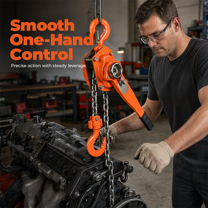 🎁2026 New Arrivals 50% OFF💥Heavy Duty Manual Chain Hoist – Durable steel & smooth lifting – Perfect for workshops, garages or construction – reliable and easy to use 🏗️✨