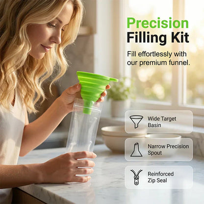 ⏳Time-Limited Special⏰DIY Zip-Seal Ice Pop Bags – Reusable & easy to fill – Perfect for healthy frozen treats – great for summer snacks and kids 🍓🍦✨
