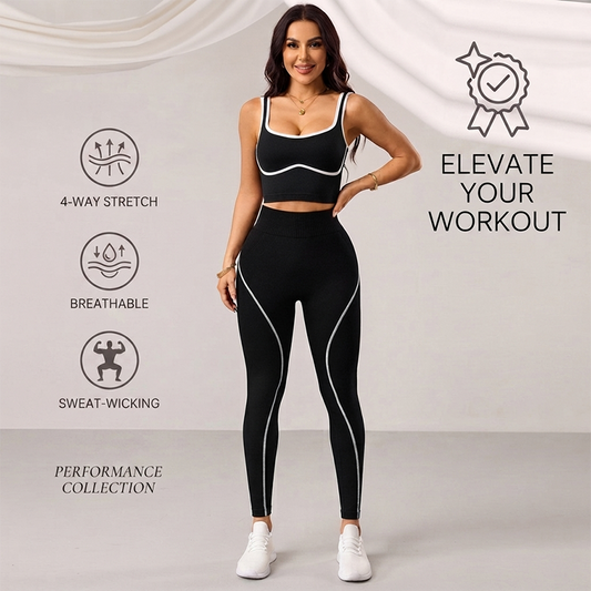 🎉 2026 Sale — Over 38,000 Sold! 💪 Women's High-Stretch Sports Bra & Leggings Set – Tummy Control & Butt Lift 🏋️‍♀️