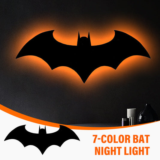 🔥 50% OFF on selected products🎉7‑Color Bat Night Light
