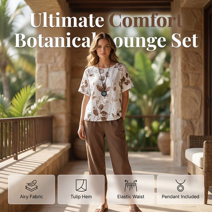 🎉New Arrival! Limited Time 60% Off⏰Effortless Printed Tee Set