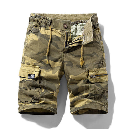 🩳 50% OFF NOW! 🏕️ Men's Casual Elastic Waist Cargo Shorts – Comfortable & practical – 43K+ sold, perfect for outdoor or daily wear 🌿💪✨