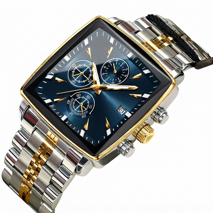 🎁2026 New Arrivals 56% OFF💥Men's Classic Square Dial Quartz Watch – Timeless & elegant – Durable band, perfect for daily or formal wear – reliable and stylish 🖤💼✨