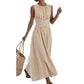 🎁New Arrivals 52% OFF💥Women Casual Striped Maxi Dress Sleeveless🎀👗
