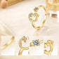 💎Exclusive jewelry💎💍Adjustable Sparkle Initial Ring for Women