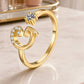 💎Exclusive jewelry💎💍Adjustable Sparkle Initial Ring for Women