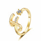💎Exclusive jewelry💎💍Adjustable Sparkle Initial Ring for Women