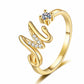 💎Exclusive jewelry💎💍Adjustable Sparkle Initial Ring for Women
