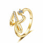 💎Exclusive jewelry💎💍Adjustable Sparkle Initial Ring for Women