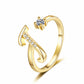 💎Exclusive jewelry💎💍Adjustable Sparkle Initial Ring for Women