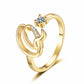 💎Exclusive jewelry💎💍Adjustable Sparkle Initial Ring for Women