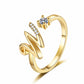 💎Exclusive jewelry💎💍Adjustable Sparkle Initial Ring for Women