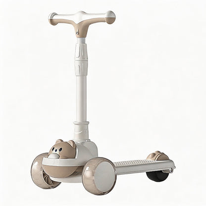 📢📢60% OFF !! ⏰🛴Anti-Tip Children's Kick Scooter with Luminous Wheels