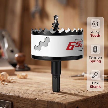 📢📢60% OFF !! ⏰Multi-Size Woodworking Hole Saw Drill Bit for Plasterboard Downlight