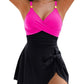 🎉 LIMITED TIME 55% OFF! 💕 Sexy Slim Crossover Ruched One-Piece Swimsuit – Cross Neckline & Curvy Silhouette 👙