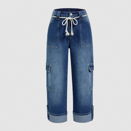 👖Women's Casual Wide Leg Cargo Pants