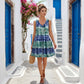🌸Women's Sleeveless V-Neck Tie-Dye Dress