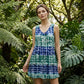 🌸Women's Sleeveless V-Neck Tie-Dye Dress