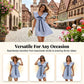 🎁New Arrivals 55% OFF💥Women's V Neck Babydoll Mini Dress