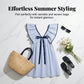 🎁New Arrivals 55% OFF💥Women's V Neck Babydoll Mini Dress