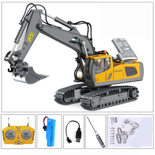 🔥50% OFF on selected products🎉Heavy-Duty Alloy Remote Control Excavator Toy