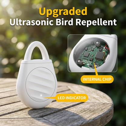 🏆🐦 Special Price £9.99‼️No more trouble from birds, beasts and locusts！Portable Ultrasonic Bird Repellent Keychain