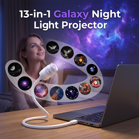 🔥 54% OFF on selected products🎉Galaxy Projector Lamp with Starry Discs