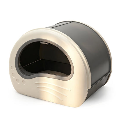 Fully Enclosed Drawer-Style Cat Litter Box