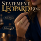 🐆 50% OFF NOW! 💍 Vintage Leopard Print Oval Ring – Unique design, sparkling stones & bold style – Perfect for everyday glamour & gifts ✨
