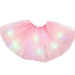 🏆 Last Day 50%OFF!🎁LED Light Up Sequin Tutu Skirt Star Mesh Princess Skirt for Girls and Adults💃