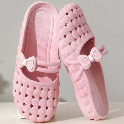 👡 Women's Closed-Toe Breathable Mules — Lightweight Slip-On Sandals | Padded Memory Foam