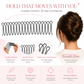 ⏳🔥LIMITED-TIME 50% OFF! ⏰✨ Flexible Invisible Hair Comb—invisible, flexible, and non-slip—instantly creates a perfectly secure hold! 💇‍♀️🌟