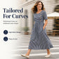 👗2026 Summer New Arrivals 50% OFF💥Women’s Casual Striped Relaxed Fit Dress📍GB