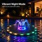 🔥46% OFF on selected products🎉Solar Fountain Pump with 7-Color LED Lights