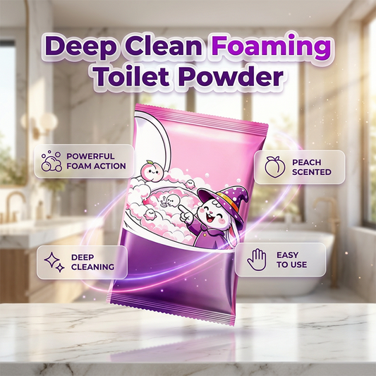 ⏳Limited time – 50% OFF⏰Automatic Foaming Toilet Bowl Cleaner Powder(5-piece set)