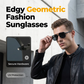 📢📢40% OFF !! ⏰Men's Stylish Geometric Polygon Sunglasses