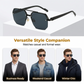 📢📢40% OFF !! ⏰Men's Stylish Geometric Polygon Sunglasses