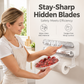 🧲 2-in-1 Magnetic Wrap Cutter & Towel Holder — Wall-Mounted Cling Film Dispenser with Paper Towel Rack