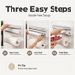 🧲 2-in-1 Magnetic Wrap Cutter & Towel Holder — Wall-Mounted Cling Film Dispenser with Paper Towel Rack