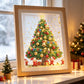 🎄 DIY Christmas Tree Gem Art Kit – Create Your Own Sparkling Holiday Decor! ✨
