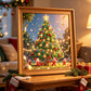 🎄 DIY Christmas Tree Gem Art Kit – Create Your Own Sparkling Holiday Decor! ✨