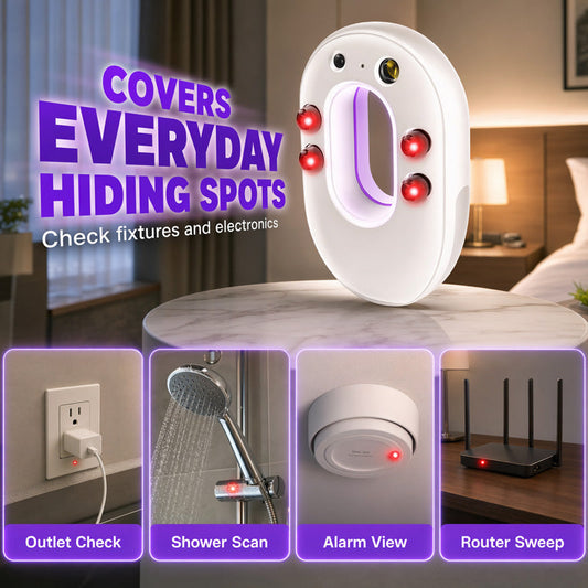 ⏳🔥LIMITED-TIME 50% OFF! ⏰Smart Infrared Camera Detector – Finds hidden pinhole lenses instantly. LED flashlight & door alarm – travel with privacy & peace of mind! 🏨✨