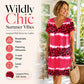 Women's Leopard Print V-Neck Midi Dress