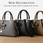 👜🎀 50% OFF! ✨ Women's Fashion Handbag with Crossbody Strap – Large Capacity, Zipper Closure & Bow Decoration – 7 Colors Available